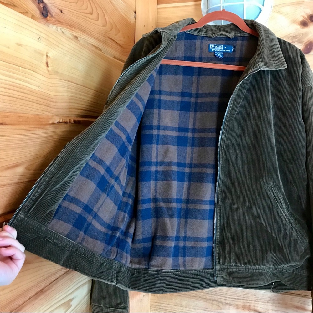 ❌SOLD❌BROWN VINTAGE CORDUROY RALPH LAUREN JACKET - Picture 3 of 6